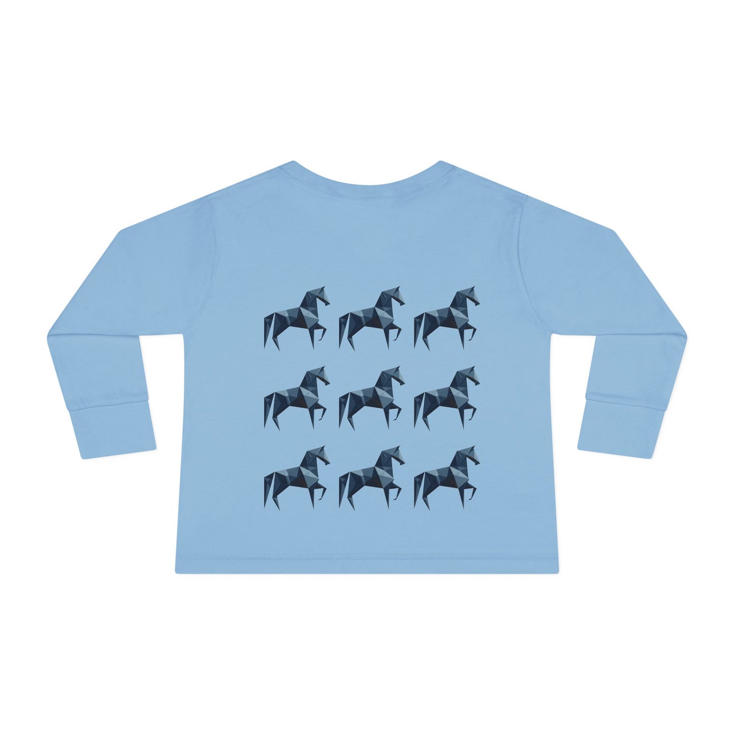 Horse Long Sleeve Toddler Tee (Lone Wolf)