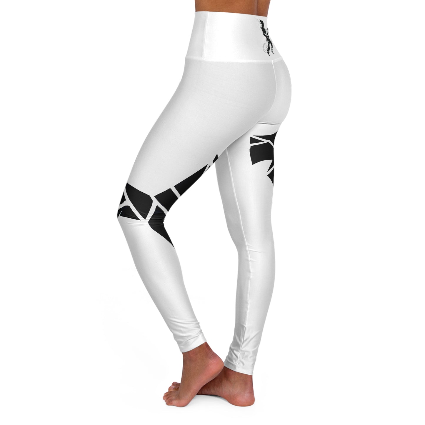 Yoga Leggings - Musician’s Origami Animal Collage Design