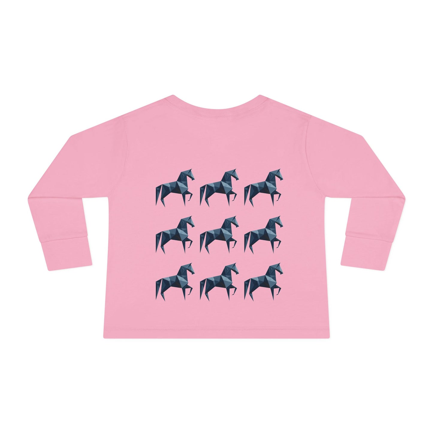 Horse Long Sleeve Toddler Tee (Lone Wolf)